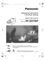 Panasonic NVGS75EP Operating instructions