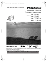 Panasonic PVDC252K Owner's manual