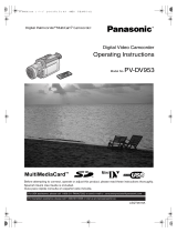 Panasonic PVDV953 Operating instructions