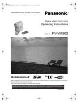 Panasonic PVVM202 Operating instructions