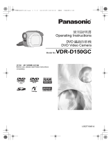 Panasonic VDRD150GC Operating instructions