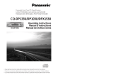 Panasonic CQDP133U User manual