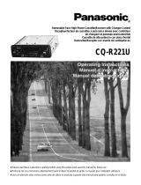 Panasonic CQR221U User manual