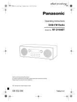 Panasonic RFD100BTEB Owner's manual