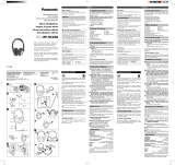Panasonic RPHC250 Owner's manual