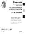 Panasonic RP-WH5000 User manual