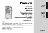 Panasonic RRQR240 Operating instructions