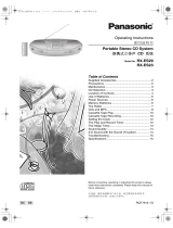 Panasonic RX-ES29 Owner's manual