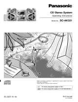Panasonic SCAK321 Owner's manual