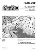 Panasonic SCAK521 Owner's manual