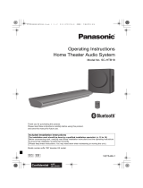 Panasonic SCHTB18EB Owner's manual