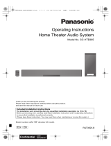 Panasonic SCHTB385EB Owner's manual