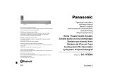 Panasonic SC-HTE80 Owner's manual