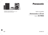 Panasonic SCPMX5EG Operating instructions