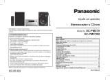 Panasonic SCPMX70BEG Operating instructions
