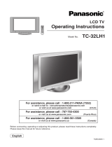 Panasonic TC32LH1 Operating instructions