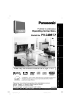 Panasonic PV24DF62 Operating instructions
