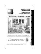 Panasonic PVC1322K Operating instructions