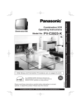 Panasonic PV-C2023K Owner's manual