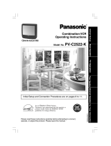 Panasonic PVC2522K Operating instructions