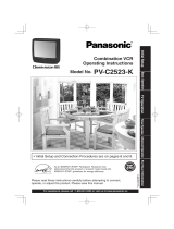 Panasonic PVC2523K Operating instructions