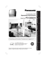 Panasonic PVC2022K Operating instructions