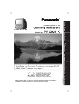 Panasonic PVC921K Operating instructions