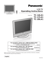 Panasonic TC14LA1 User manual