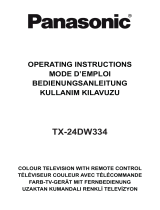 Panasonic TX24DW334 Operating instructions