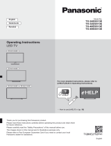 Panasonic TX24ES513E Quick start guide