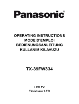 Panasonic TX39FW334 Operating instructions
