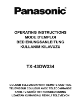 Panasonic TX43DW334 Owner's manual