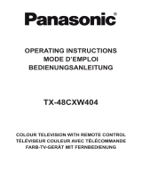 Panasonic TX48CXW404 Operating instructions