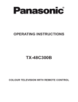 Panasonic TX48C300B Operating instructions