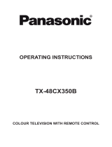 Panasonic TX48CX350B Owner's manual