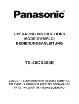 Panasonic TX48CX403E Owner's manual