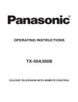 Panasonic TX50A300B Operating instructions