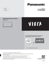 Panasonic TX50DXW804 Quick start guide