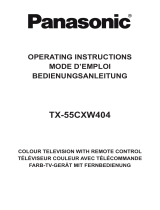 Panasonic TX55CXW404 Operating instructions