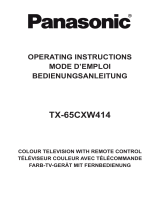 Panasonic TX65CXW414 Operating instructions