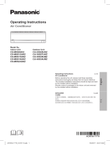Panasonic CU2XS20UKZ Operating instructions