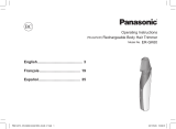 Panasonic ER-GK60-S503 Owner's manual