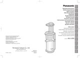 Panasonic MJL600 Operating instructions
