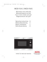 AEG MCD1761E User manual