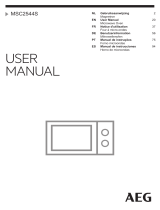 AEG MSC2544S-M User manual