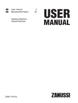 Zanussi ZWN7140AL User manual