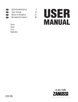 Zanussi ZOB365X User manual
