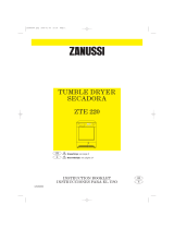 Zanussi ZTE220 User manual