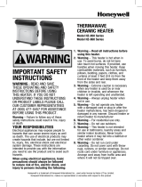 Honeywell HZ-850 User manual