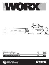Worx 12 Amp 600CFM Electric Turbine 600 Leaf Blower/Vacuum User manual